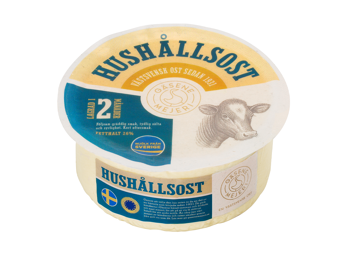 Hushållsost 26 %